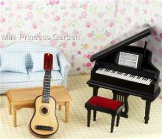 Dollhouse Miniature Music Room Music Instrument Guitar  