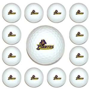 East Carolina Pirates Team Logo Golf Ball Dozen Pack   Golf  