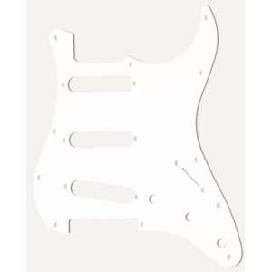   Pickguard For 72 Fender Stratocaster White 1 PLY Musical Instruments