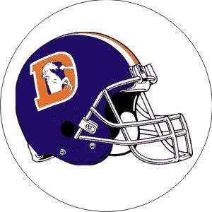 Vintage NFL Broncos helmet football logo sticker decal  