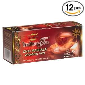 Adanim Chai Massala Tea, 1.32 Ounce Boxes (Pack of 12)  