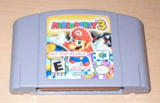 Mario Party 3 Demo for Nintendo 64 N64 System 045496870898  