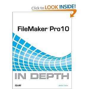  FileMaker Pro 10 In Depth [Paperback] Jesse Feiler Books