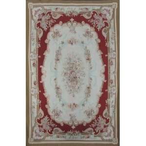   & Free Pad 6x9 Fine French Aubusson Weave Rug S83