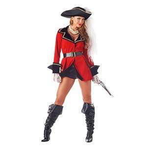 California Costumes Adult, Captains Treasure Pirate, Large, 1 ea 