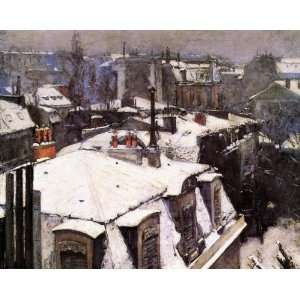  Rooftops Under Snow