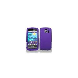  Lg Vortex VS660 Rubberized Purple Snap on Cell Phone Cover 