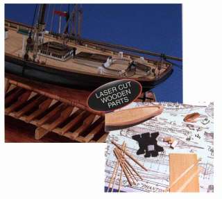 MODEL SHIPWAYS PHANTOM NY PILOT ship wood model kit HO  
