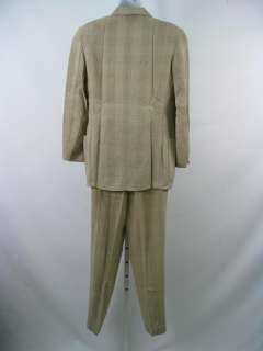GIORGIO ARMANI Tan Pant Suit Outfit Set Blazer 6  