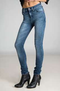 Nudie Jeans High Kai Indigo On Black Jeans for women  