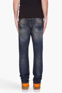 R13 Rusty Blue Low Fit Jeans for men  