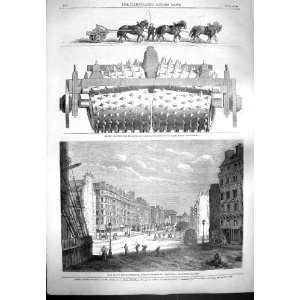  1861 BRABY MACHINE SCARIFYING TILLING MALESHERBES
