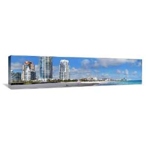 South Beach, Miami, FL   Gallery Wrapped Canvas   Museum Quality  Size 