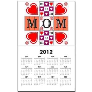  Calendar Print w Current Year Mothers Day I Love Mom 