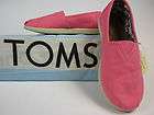 TOMS Pink Classics Canvas Youth Shoe Children Original New w/o box 