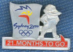 SYDNEY 2000 OLYMPIC MASCOT PIN  