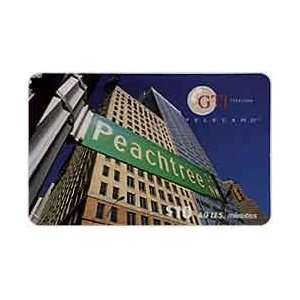   Card $10. Peachtree Street Sign & Building SAMPLE 