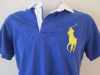 NWT Polo Ralph Lauren Custom Fit Big Pony Rugby polo shirt, $98 MSRP 