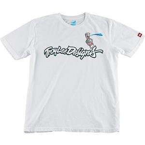  Troy Lee Designs Spraycan T Shirt   X Large/White 