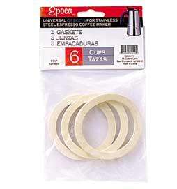 Universal replacement gasket for 6 cup stainless steel stovetop 