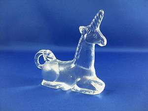 Kosta Boda Zoo Art Glass Unicorn Horse Figurine  