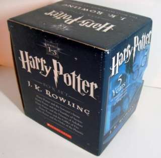 Harry Potter Limited Edition Boxed Set 1 5 Softcover 9780439612555 