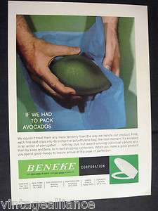Avocado image for Beneke Corp Toilet Seats 1965 Print Ad  