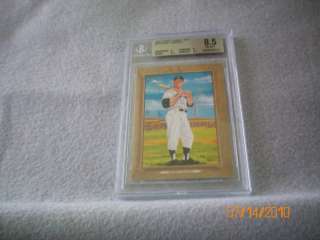 MICKEY MANTLE 2007 TOPPS TURKEY RED #34 GRADED CARD  