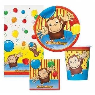  Curious George   Party Supplies   Cake Decoration Kit 