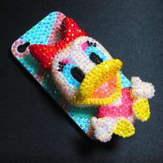 Custom Handmade Daisy Duck Cover Case for Apple iPhone 4 / iPhone 4S 