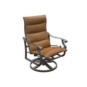   tm) Padded Aluminum Arm Action Lounger Chair Textured Woodland Finish