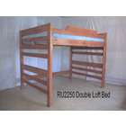 Riddle Manufacturing Low Height Full Loft Bunk Bed