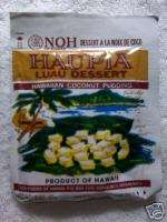 NEW Hawaiian Coconut pudding mix   HAUPIA 2 packets  