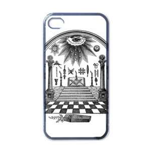 Freemason Masonry Masonic Black Apple iphone 4 Case  