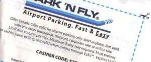 Park N Fly, airport parking nationwide Coupon  
