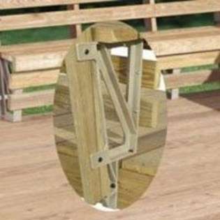 Finley Products 90166 Deck Bench Brackets 