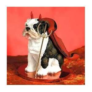  Bulldog Little Devil Dog Figurine   Brindle