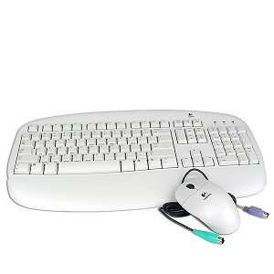  Logitech 867445 0403 104 Key PS/2 Deluxe KB & Mouse (Beige 