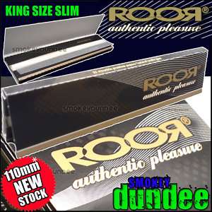 ROOR King Size Slim Rolling Smoking Papers NEW STOCK  