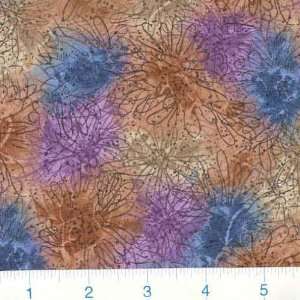  45 Wide Floral Texture Aster Fabric By The Yard Arts 