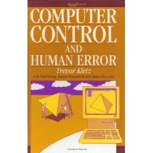  Computer Control and Human Error   IChemE [Hardcover 