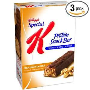   Chocolate Peanut Protein Snack Bar 6 Bars per Pack, Pack of 3