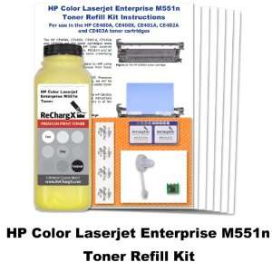  HP Color Laserjet Enterprise M551n Yellow Toner Refill Kit 