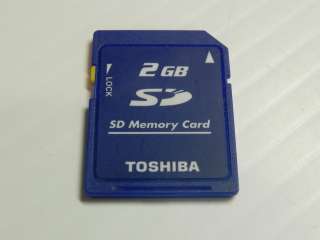   3DS Wii Game System TOSHIBA 2GB 2 GB SD Memory Card Chip  