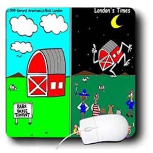 3dRose LLC Londons Times Funny Music Cartoons   Barn Dance Tonight 