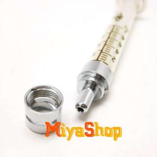 50pcs Glass Injector Lock Head Glass syringe 1ml  