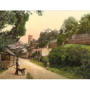   Poster   Castle tower Ross on Wye England 24 X 18.5 