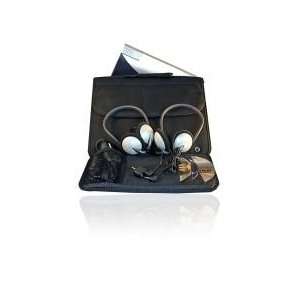   Case w/two headphones/splitter/seat mounting straps Electronics