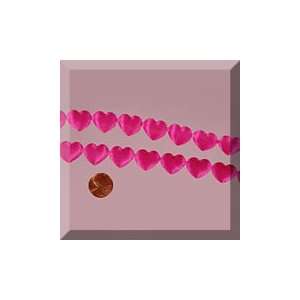   1ea   3/4 X 10yd Hot Pink Hearts Charm Ribbon Arts, Crafts & Sewing