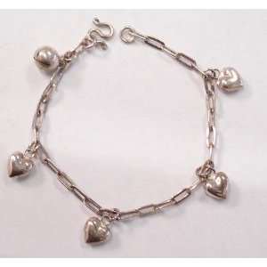  Hearts & Rattle 5 Baby Bracelet 